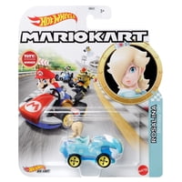 Coche Fundido A Presión Hot Wheels Mario Kart Rosalina Cumpleañera