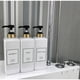 thumbnail image 5 of Juego De Botellas Con Bomba Diseño Dorado Moderno 800 Ml X3 Color Negro, 5 of 6