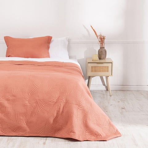 Mashini - Quilt Cordoba Lisa 1.5 P Naranjo