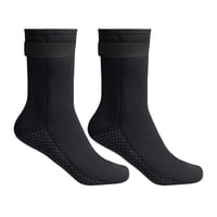 Magideal - Calcetines De Buceo Calcetines De Natación Botas De Buceo Antideslizantes Hombres Mujeres Zapatos De Bota De Playa Térmicos Calcetín De Surf Para Vela Negro Talla L 42 A 43