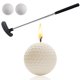 thumbnail image 1 of Velas Candoll de bola de golf y putter blanco para pastel de cumpleaños, 1 of 7
