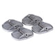 thumbnail image 3 of Set de 4 Adaptadores de Instalación para Almohadilla de Gato Profesional, Color Gris, 3 of 3