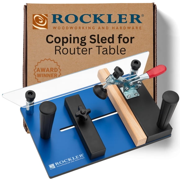 Carril deslizante ROCKLER para mesa de fresado con abrazadera de palanca
