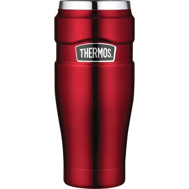 Mug Térmico 470 Ml Acero Inoxidable Rojo