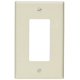 thumbnail image 1 of Plato de pared Leviton 1-Gang 1-Decora Midway de nailon, color almendra claro, 1 of 1