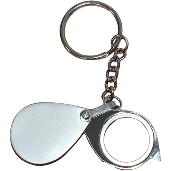 Lupa Gryshanyun 20X de bolsillo plegable con llavero
