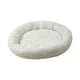 thumbnail image 4 of Cama redonda de felpa suave para mascotas, cama para perros y gatos, cómoda repetición acogedora para otoño e invierno, caseta para dormir para gatos , Blanco, 4 of 5