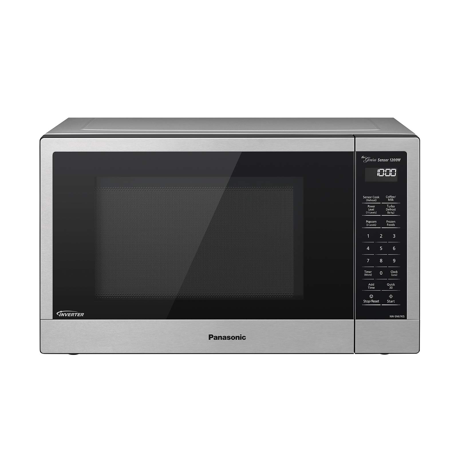 Horno Microondas Panasonic Nn-Sn67K De Acero Inoxidable De 1.2 Pies Cúbicos