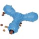 thumbnail image 2 of Juguete para perro Pet Life 'Tri-Chew' de triple hueso con dispensador de premios de TPR, 2 of 2