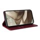 thumbnail image 4 of Funda Billetera de Cuero para Motorola Edge 50 5G con Tarjetero y Soporte - Tapa Magnética Rojo, 4 of 6