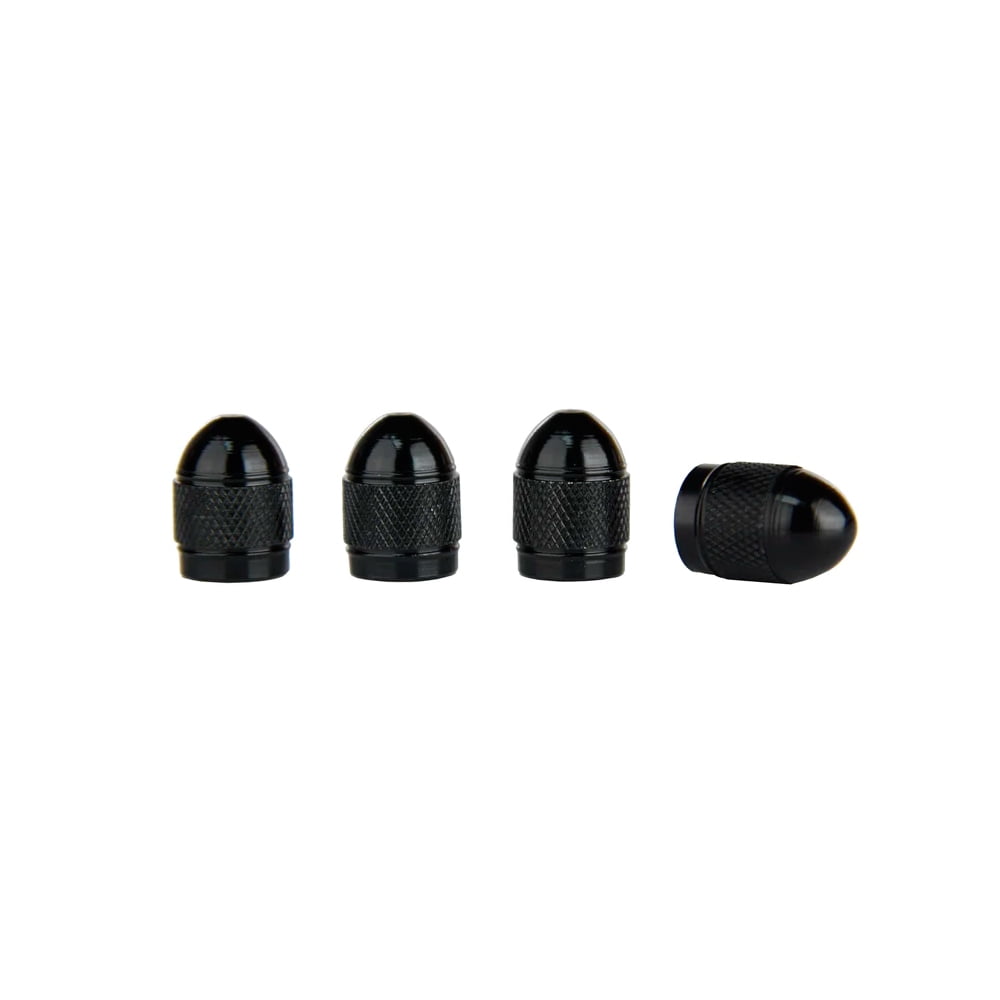 Slime - Set De Tapa Valv Aluminio 4 Pc Negra