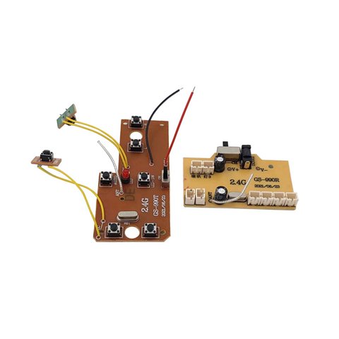 Magideal - Placa Receptora Transmisora, Piezas De Mejora De 8 Canales Para Vehículos Rc, Modelo De Coche, Camiones, Modificación De Piezas Prácticas Duraderas, 2