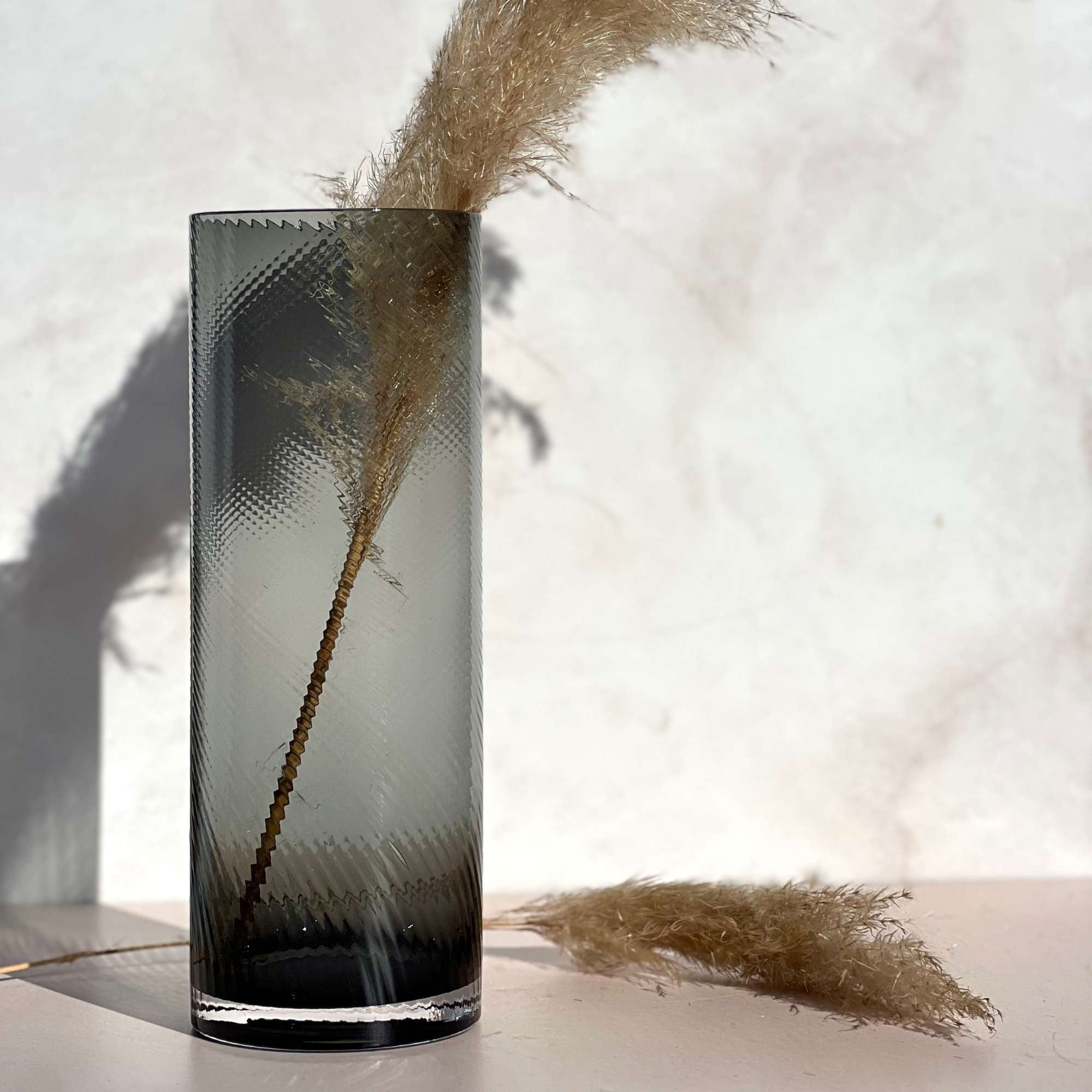 Decoexpress - Florero Berna Ahumado 25x9 Cm