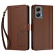 thumbnail image 3 of Funda Cartera Trébol para Motorola Moto G Stylus 2024 5G con Ranuras Tarjetas y Carga Inalámbrica Marrón, 3 of 6