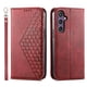 thumbnail image 5 of Funda Flip FOXDOCK para Samsung Galaxy S24 , Estilo Billetera con Diseño Rombo, Correa de Mano y Soporte, Uso Diario, 5 of 6