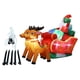 thumbnail image 5 of Papá Noel Hinchable Grande En Trineo Navideño, Ideal Para Fiestas Y Regalos Navideños En El Jardín (1,8 M)., 5 of 5
