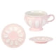 thumbnail image 4 of Juego De Tazas Y Platillos De Té Taza De Té Tazas De Té De Agua Para El Desayuno Leche Latte Rosa, 4 of 5