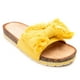 thumbnail image 3 of Sandalia Mujer Amarillo Lazo, 3 of 4