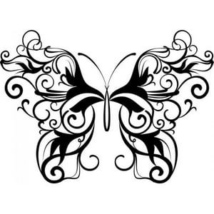 Rienda Libre Graphics - Decomural Stylish Butterfly Butterflies Ws-19073