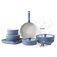 Set De Utensilios De Cocina Sensarte 17 Piezas Azul Marino