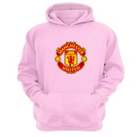 Genérico - Polerón Canguro Manchester United Rosa Talla Xs Unisex
