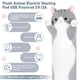thumbnail image 3 of Almohadilla Térmica USB Sprinqdawin Gato Gris 55 cm (Peluche), 3 of 9