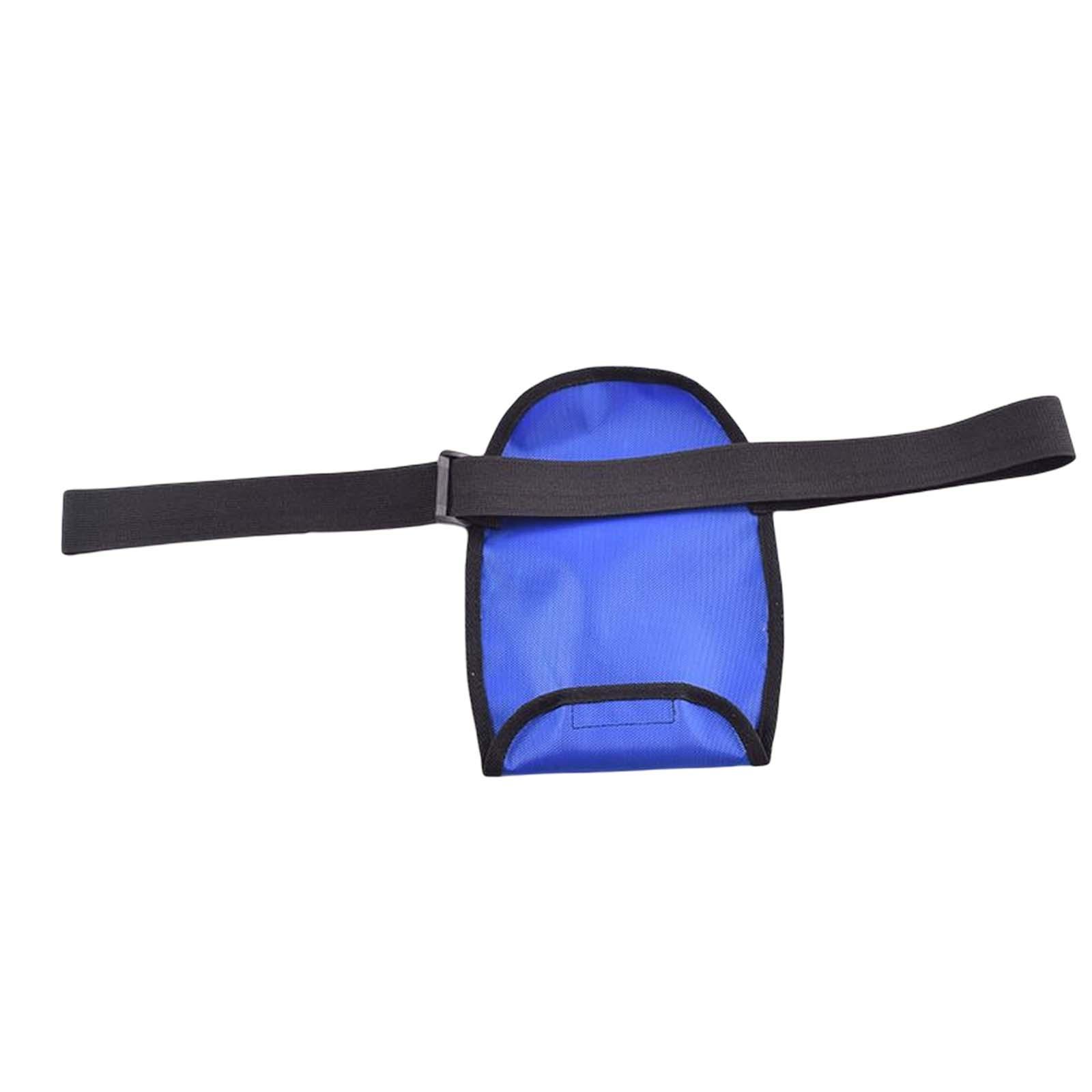 Ioensy - La Bolsa De Colostomía Cubre La Bolsa Protectora Duradera Reutilizable Para Viajes Al Aire Libre A Casa Azul