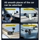 thumbnail image 3 of Soporte de teléfono para coche - Soporte metálico universal ultraduradero, con rotación de 360°, ventosa para parabrisas, para todos los smartphones, incluidos iPhone, Samsung y más.-Ampliado, 3 of 9