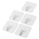 thumbnail image 5 of Ganchos Autoadhesivos De 5 Uds., Ganchos De Pared Transparentes Para Puerta De Baño, Mejora Del Hogar, 5 of 5