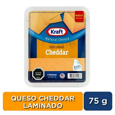 Queso Cheddar Laminado 75 G Kraft