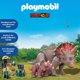 thumbnail image 4 of Familia de Triceratops Playmobil con Huevo de Dino y Equipo de Investigación, 4 of 7