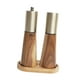 thumbnail image 4 of Juego De Molinillo De Sal Y Pimienta, Molinillo De Especias De Madera, Molinos De Sal Para Barra De Picnic Casera Con Bandeja, 4 of 5