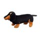 thumbnail image 1 of Lindo Perro De Peluche, Divertido Regalo De Navidad, Animales De Peluche Para Adultos Y Ni?os, 30 Cm, Negro Y Marrón, 1 of 5
