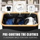 thumbnail image 2 of Cesto para ropa Bathola, 160 L, con tapa y 3 secciones, color negro, 2 of 7