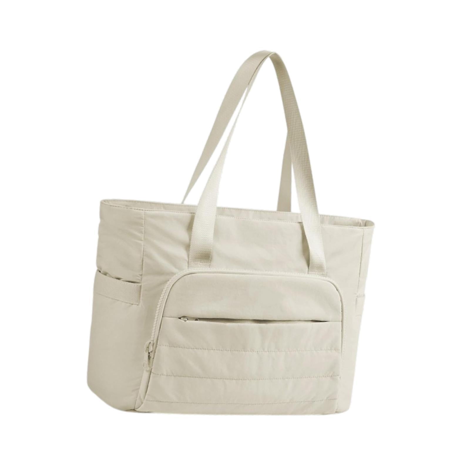 Ioensy - Bolsa De Gimnasio Con Correa Para Esterilla De Yoga, Bolso De Mano Para Mujer, Para Viajes De Negocios, Vacaciones, Color Beige