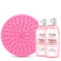 Set De 3 Piezas Limpiador Profundo Para Brochas De Maquillaje Norate