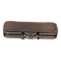 Bothyi - Estuche De Almacenamiento Para Violín, Bolso De Mano, Fácil De Llevar Para Principiantes Amantes Del Violín, Rejillas Blancas