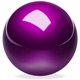 thumbnail image 4 of Trackball Perixx 34 mm Brillante Púrpura de Repuesto, 4 of 8