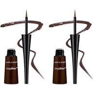 Delineador Líquido Wet N Wild Megaliner Dark Brown (Paquete De 2)