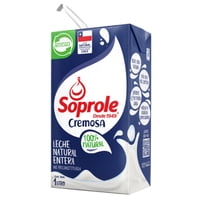 Leche Natural Entera Cremosa 1 L Soprole