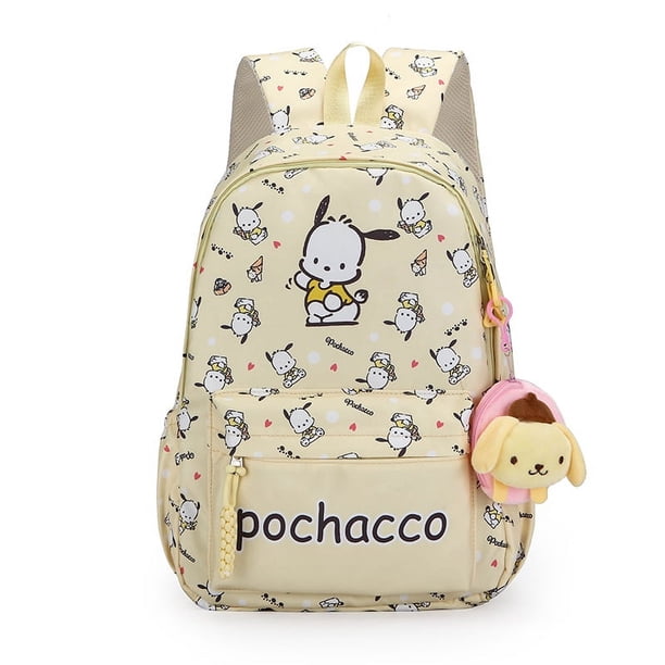 Sanrio Kuromi Hello Kitty Cute High School Student Backpack Fashion Cartoon School Bags For Boys And Girls Large Capacity Bag