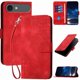 thumbnail image 1 of Funda Flip Premium Fibra de Carbono para iPhone Air con Soporte y Cierre Rojo, 1 of 6