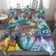 thumbnail image 1 of Juego de ropa de cama de 3 piezas Dragon Wings Of Fire, juego de funda nórdica, suave y cómodo, juego de cama suave con, 1 of 3