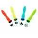 thumbnail image 1 of Set De 4 Timbres De Mano Con Patrones, 1 of 2
