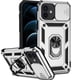thumbnail image 1 of Estuche GANGXUN para iPhone 12 Mini, soporte giratorio 360°, estilo mecánico y magnético, 1 of 4