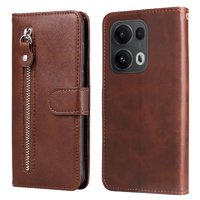 Gangxun - Funda Con Cremallera Para Oppo Reno 14 Pro 5G, Carcasa Cartera De Cuero Pu Con Soporte Y Tarjetero