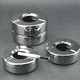 thumbnail image 5 of Pack De 3 Ceniceros Metálicos De Acero Inoxidable De 11 cm Para Hogar Y Terraza, 5 of 5