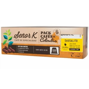 Pack 30 Cápsulas De Colombia Café Señor K