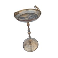 Ioensy - Comedero Para Pájaros De Metal Para Regalos Al Aire Libre Decoración De Jardín Para Amantes De Las Aves Latón