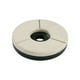 thumbnail image 2 of Disco De Pulido Para Amoladora, 150 Mm, Para Lápidas De Granito De Piedra Artificial, Color Blanco, 2 of 5